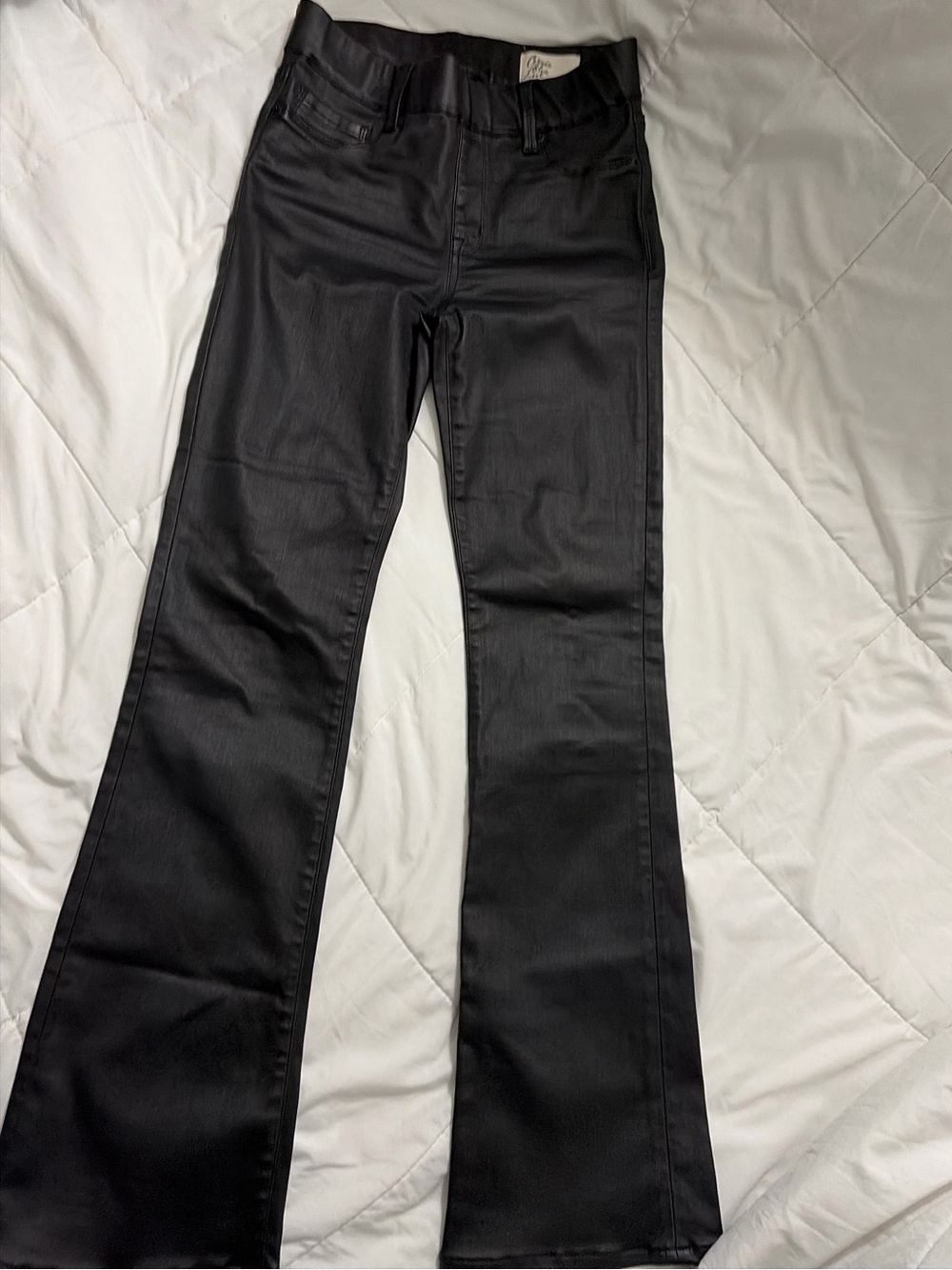 Title:
Cosmic Blue Love Bootcut Coated Jeans Size 27